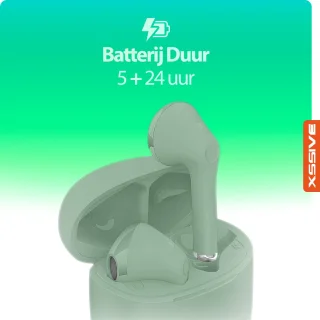 EarBuds Draadloze Bluetooth 5.3 Oordopjes Groen