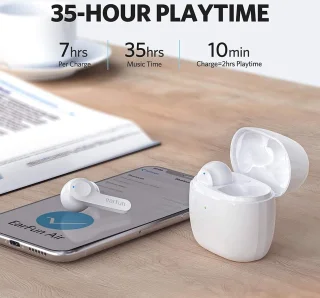 EarFun Air Draadloze In-ear Oordopjes Wit