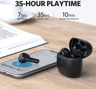 EarFun Air Draadloze In-ear Oordopjes Zwart