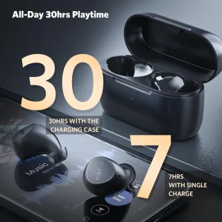 EarFun Free 2S Bluetooth oordopjes zwart