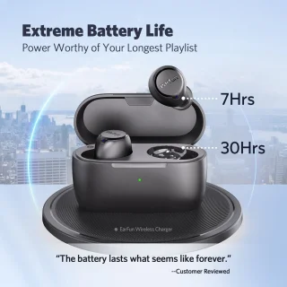 EarFun Free 2S Bluetooth oordopjes zwart