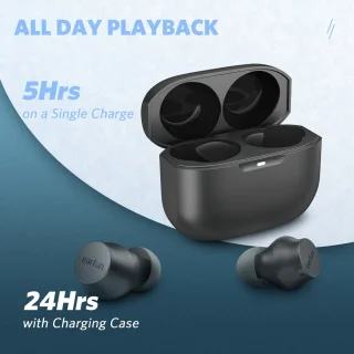 EarFun Free Mini Draadloze Oordopjes Zwart