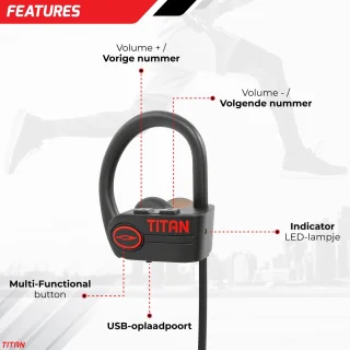 EarHackz® Titan - Draadloze Bluetooth Oordopjes