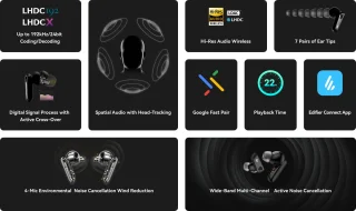 Edifier NeoBuds Pro 2 In-ear ANC Zwart