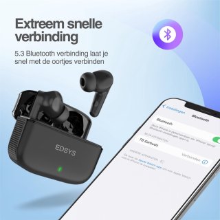 EDSYS Bluetooth Draadloze Oordopjes