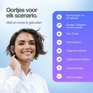 EDSYS Bluetooth Draadloze Oordopjes