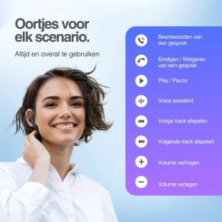 EDSYS Bluetooth Draadloze Oordopjes