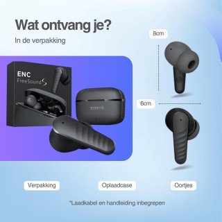 EDSYS Bluetooth Draadloze Oordopjes