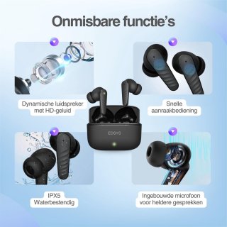 EDSYS Bluetooth Draadloze Oordopjes