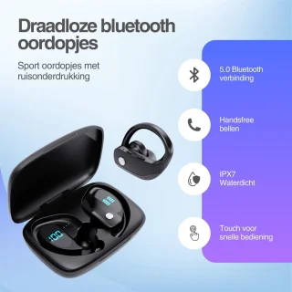 EDSYS Draadloze Bluetooth Sport Oordopjes