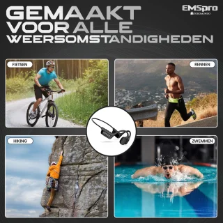 EMSPro Bone Conduction Hoofdtelefoon