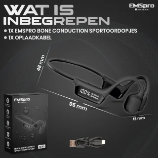 EMSPro Bone Conduction Hoofdtelefoon