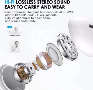 Fairweather Pro Series 5 Bluetooth Oordopjes Wit