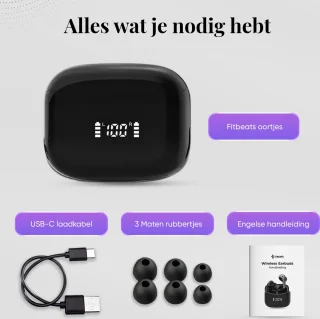 Fitbeats® Draadloze Bluetooth Sport Oordopjes