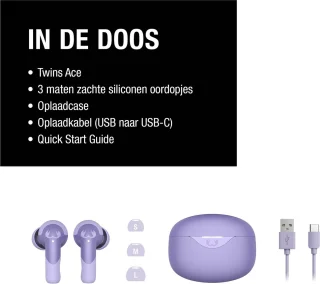 Fresh 'n Rebel Twins Ace True Wireless Earbuds Dreamy Lilac