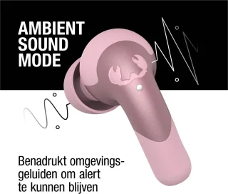 Fresh 'n Rebel Twins Ace True Wireless Earbuds Pastel Pink
