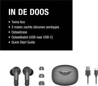Fresh 'n Rebel Twins Ace True Wireless Earbuds Storm Grey