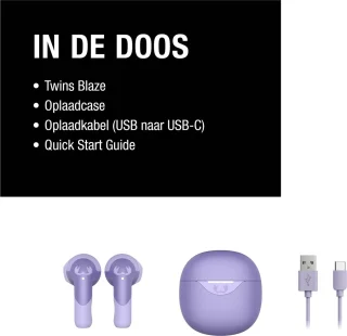 Fresh 'n Rebel Twins Blaze Draadloze Oordopjes Dreamy Lilac