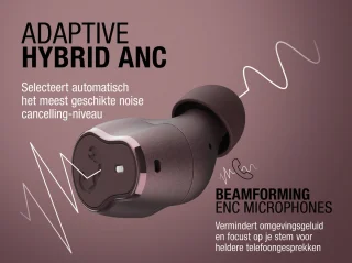 Fresh 'n Rebel Twins Elite - In-ear oordopjes Deep Mauve