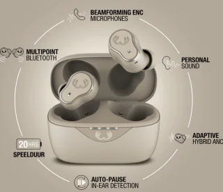 Fresh 'n Rebel Twins Elite in-ear oordopjes - Silky Sand