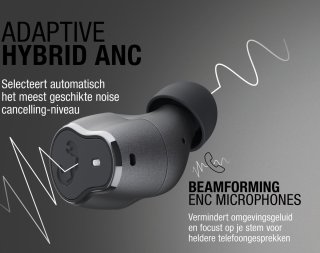 Fresh 'n Rebel Twins Elite In-ear Oordopjes Storm Grey