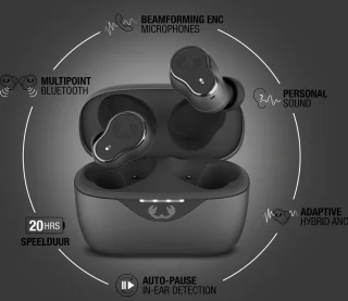 Fresh 'n Rebel Twins Elite In-ear Oordopjes Storm Grey