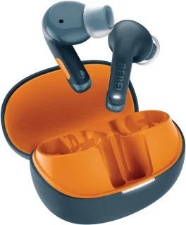 Fresh 'n Rebel Twins Fuse 2 - Draadloze oordopjes - Steel Blue & Flaming Orange
