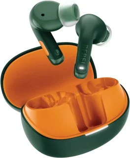 Fresh 'n Rebel Twins Fuse 2 draadloze oordopjes - Velvet Green / Flaming Orange