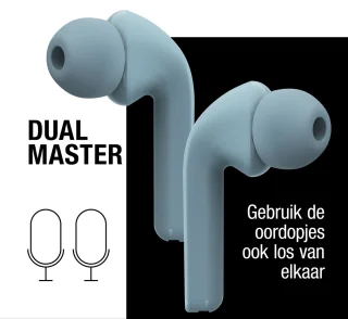 Fresh 'n Rebel Twins Fuse True Wireless Dusky Blue