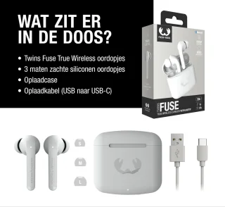 Fresh 'n Rebel Twins Fuse True Wireless Oordopjes Ice Grey