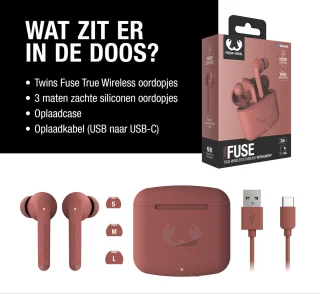 Fresh 'n Rebel Twins Fuse True Wireless Safari Red