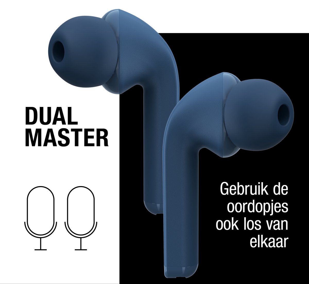Fresh 'n Rebel Twins Fuse True Wireless Steel Blue