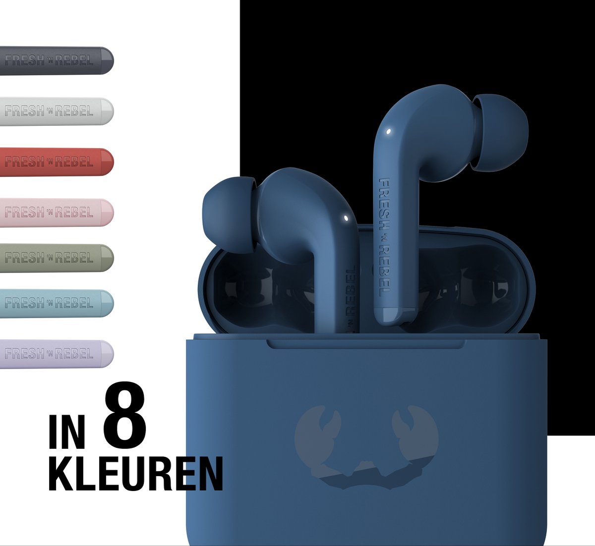 Fresh 'n Rebel Twins Fuse True Wireless Steel Blue