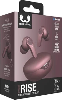 Fresh 'n Rebel Twins Rise Draadloze Oordopjes Deep Mauve