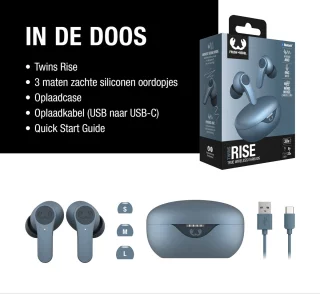 Fresh 'n Rebel Twins Rise Draadloze Oordopjes Dive Blue