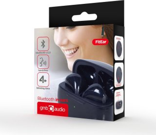 Gembird FitEar-X200B Bluetooth in-ear oordopjes Zwart