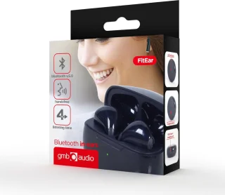 Gembird FitEar-X200B Bluetooth in-ear oordopjes Zwart