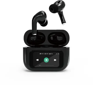 Gembird GMB TWS-LCD-ANC-01-BK Draadloze In-ear Hoofdtelefoon Zwart