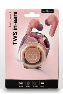 Gembird TWS In-Ear oordopjes Roze