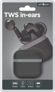 GMB-Audio TWS In-Ear Oordopjes Zwart/Spacegrijs