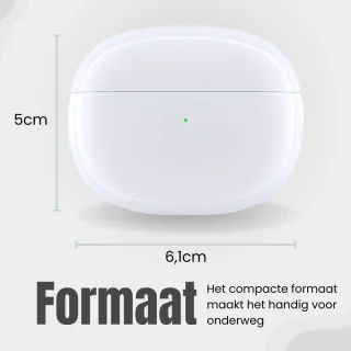 GØDLY V Premium Draadloze Oordopjes Wit