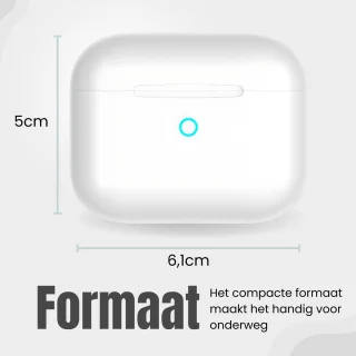 GØDLY X Premium Draadloze Bluetooth Oordopjes Wit