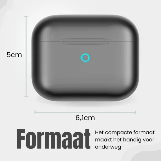 GØDLY X Premium Draadloze Bluetooth Oordopjes Zwart