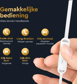 Golden Sound Bedrade Oordopjes 3.5mm met Microfoon