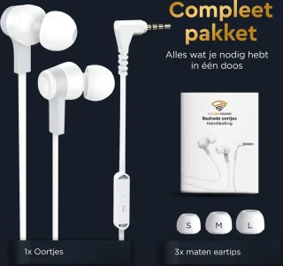 Golden Sound Bedrade Oordopjes 3.5mm met Microfoon
