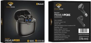 Golden Sound Bluetooth oordopjes zwart