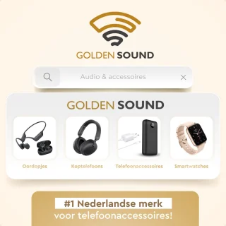 Golden Sound Bluetooth oordopjes zwart