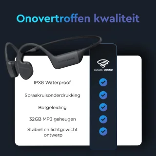 Golden Sound Bone Conduction Sport Draadloze Oordopjes 32GB