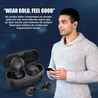Golden Sound Buds Pro draadloze Bluetooth oordopjes
