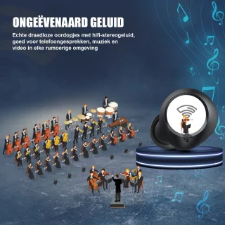 Golden Sound Buds Pro draadloze Bluetooth oordopjes